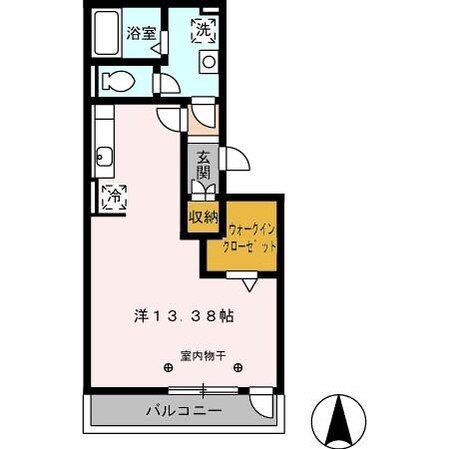 三日市駅 徒歩8分 2階の物件間取画像